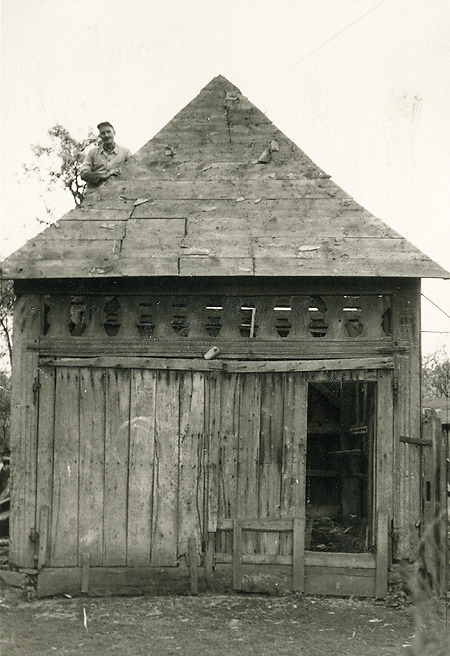 Das alte Spritzenhaus in Arborn, 1959