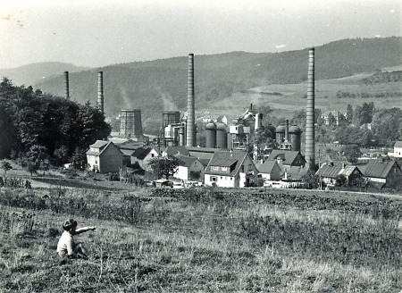 Hochöfen von Oberscheld, vor 1968