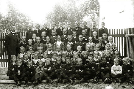 Schulklasse aus Lindenstruth, 1912