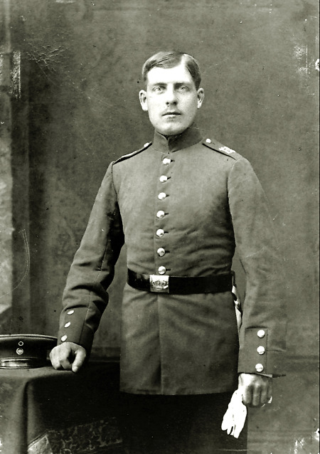Soldat aus Burkhardsfelden, um 1910