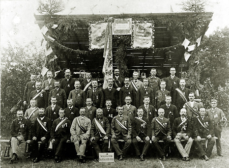 Der Kriegerverein Burkhardsfelden, 1900