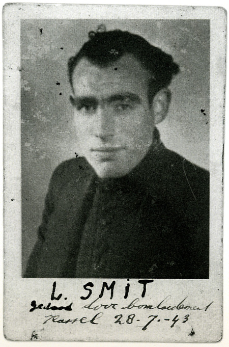 Die niederländische Zwangsarbeiter L. Smit in Kassel, 1943