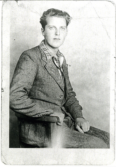 Der niederländische Zwangsarbeiter Freek Smits, um 1943