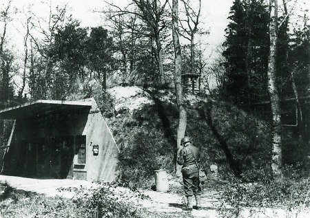 Trockenhaus der WASAG in Stadtallendorf nach Kriegsende, 1945