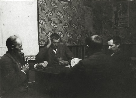 Zeitvertreib an Winterabenden in der Gastwirtschaft von Weschnitz, 1907/1908