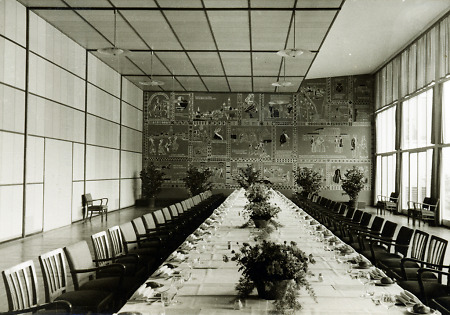 Der Brüder-Blanc-Saal im Kurhaus Bad Homburg, 1955