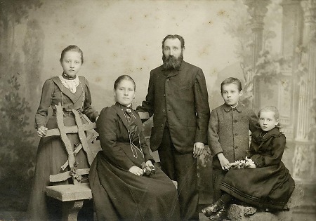 Familie aus Bad Wildungen (?), nach 1906