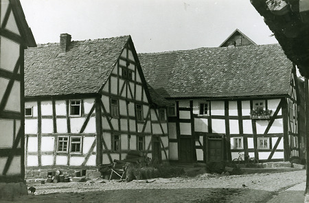 Bauernhof in Rüdigheim, 1949