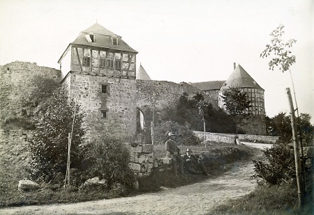 Burg Herzberg bei Breitenbach, um 1910