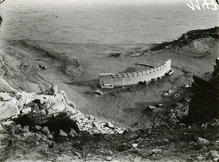 Das Modell der Edersee-Staumauer, nach 1914