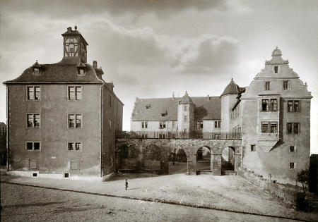 Das Schloss in Eschwege, um 1900