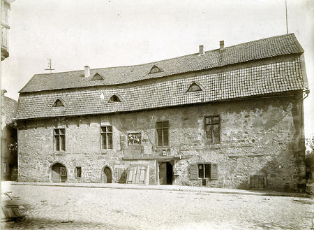 Das Fritzlarer Rathaus, um 1900
