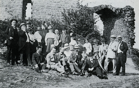 Teilnehmer des Westddeutschen Archivtags auf dem Frauenberg, 1923