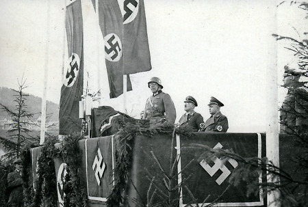 Beobachtungsabteilung B 9 auf den Afföllerwiesen von Marburg, 1939