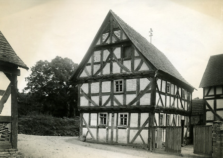 Fachwerkwohnhaus in Altenvers, um 1920?
