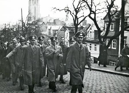 Einzug von Marburger Reservisten, um 1933-1938