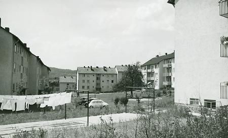 Neubaugebiet Marburger Richtsberg, um 1965