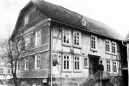 Kaiserliches Postamt und Bürgermeisteramt in Allendorf, um 1910
