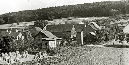Ansicht des Dorfes Hischberg, 1939