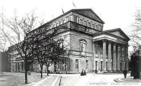 Das Darmstädter Hoftheater, 1906