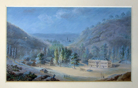 Ansicht des Fürstenlagers bei Auerbach, um 1800
