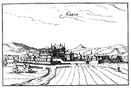 Ansicht von Bad Arolsen, 1605