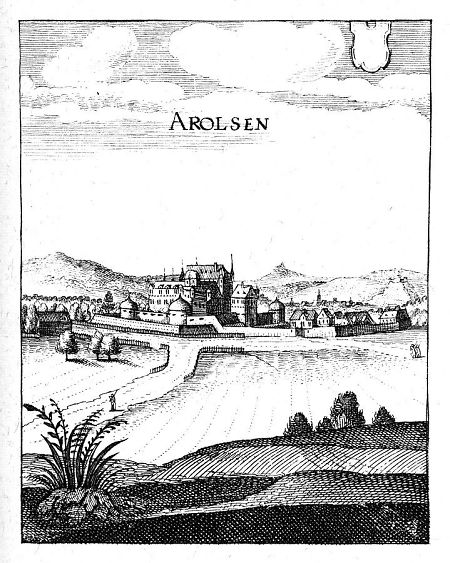 Ansicht von Bad Arolsen, 1646