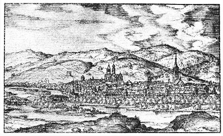 Ansicht von Hersfeld, 1591