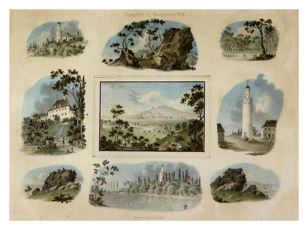 Ansichten von Bad Homburg und Umgebung, nach 1830