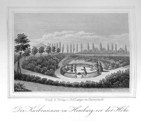 Der Kurbrunnen zu Bad Homburg, 1841
