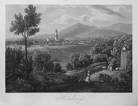 Ansicht von Bad Homburg vor der Höhe, 1899