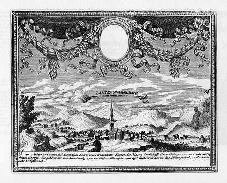 Ansicht von Langenschwalbach, 1721