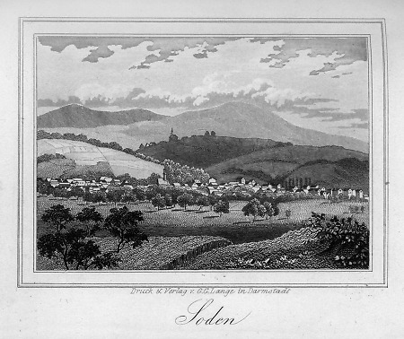 Ansicht von Bad Soden, 1841