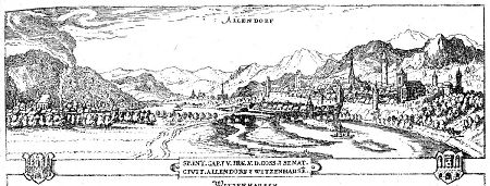 Ansicht von Allendorf, 1605
