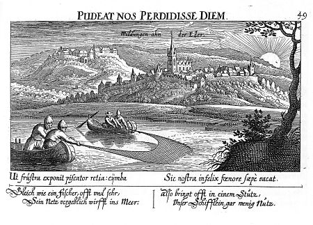 Ansicht von Bad Wildungen, 1624