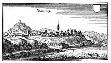 Ansicht von Battenberg, 1646