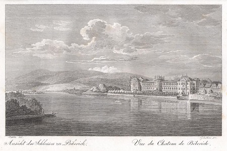 Ansicht des Biebricher Schlosses, 1806