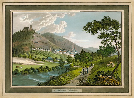 Ansicht von Biedenkopf, um 1815