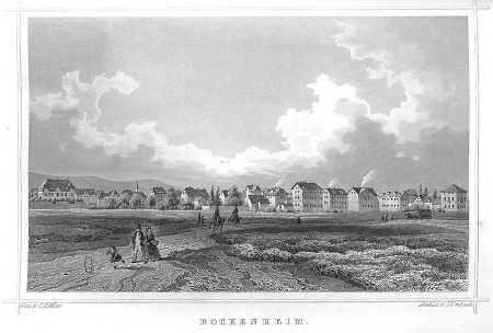 Ansicht von Bockenheim, 1850
