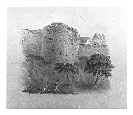 Reste der Befestigung in Bonames, 1838