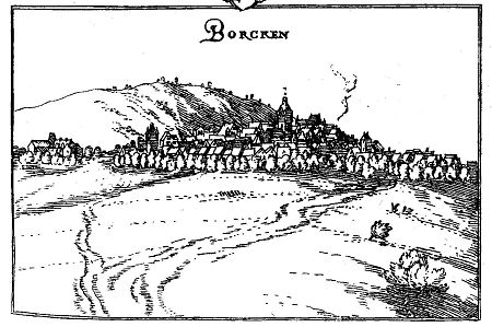 Ansicht von Borken, 1605