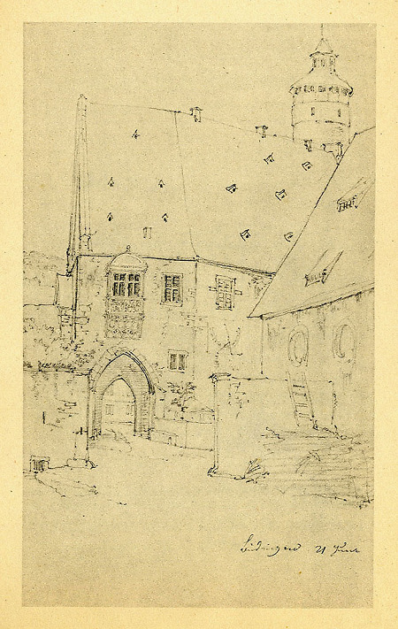 Haupteingang zum Schloss, 1826/27