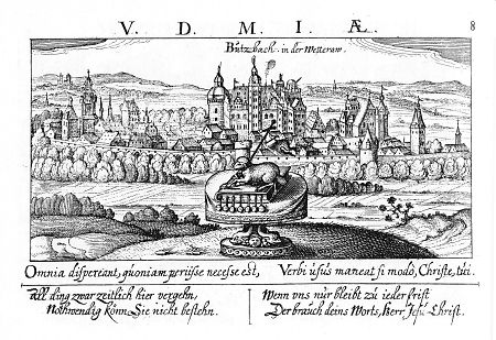 Ansicht von Butzbach, 1625