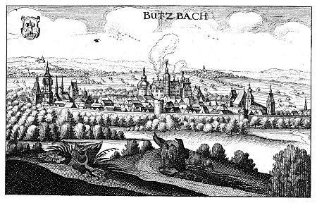 Ansicht von Butzbach, 1646