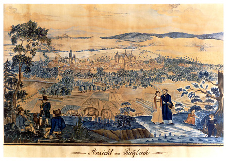 Ansicht von Butzbach, 1825