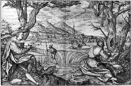 Ansicht von Darmstadt, 1591
