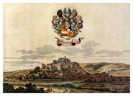 Ansicht von Dillenburg (Ausschnitt), um 1600