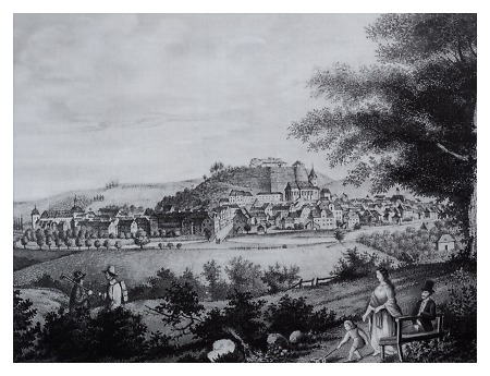 Ansicht von Dillenburg, um 1850