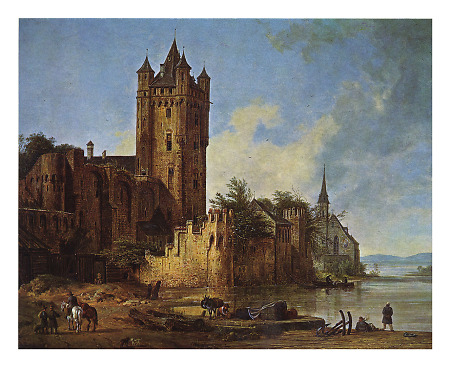 Burg Eltville am Rhein, 1828