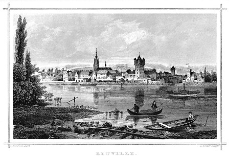 Ansicht von Eltville, 1862